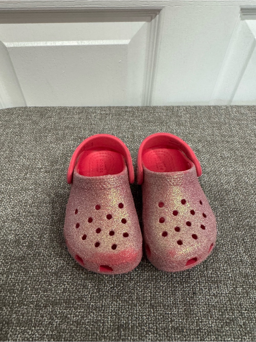Kids crocs Glitter Slip-On Clogs - Pink
